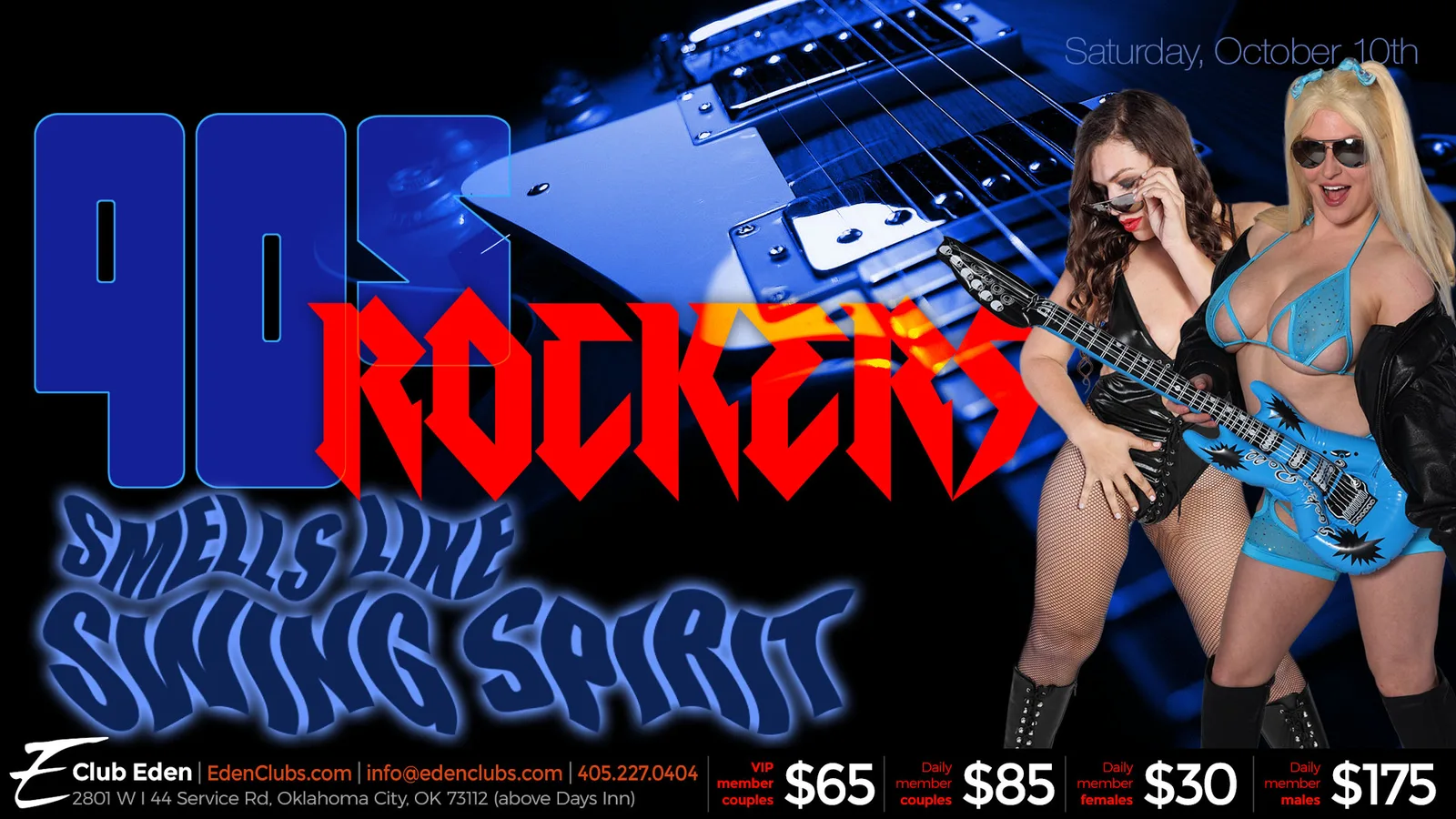 90's Rockers Swing Spirit at Club Eden OKC