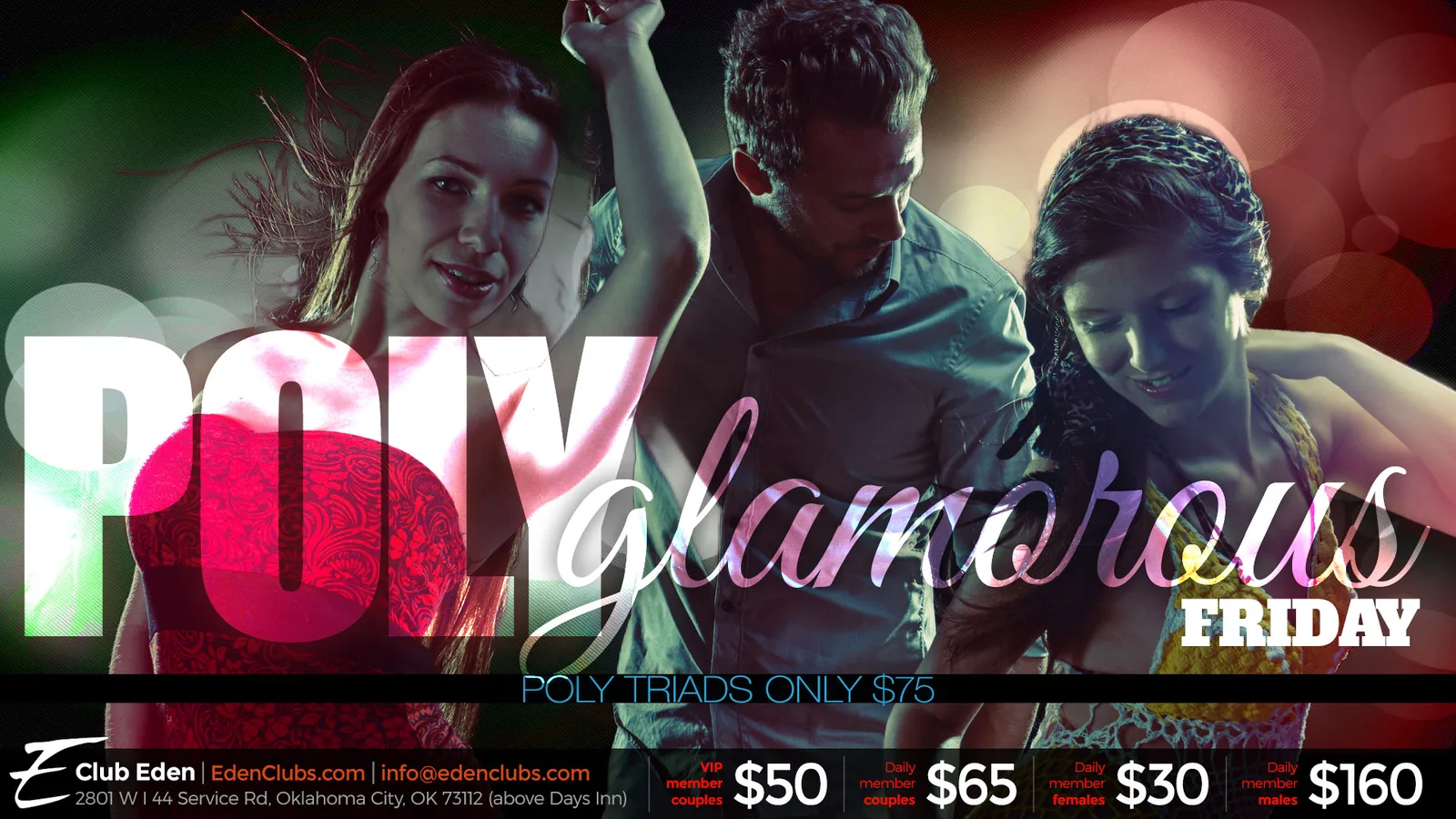 Poly Glamorous 4th Friday at Club Eden OKC
