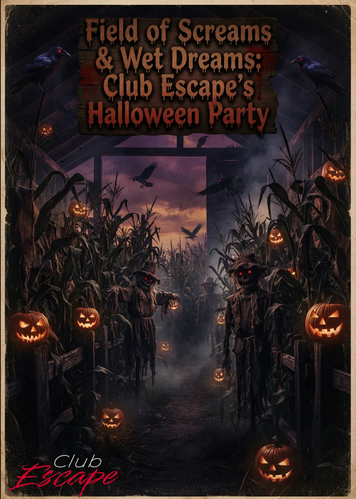 Field of Screams & Wet Dreams: Club Escape’s Halloween Party