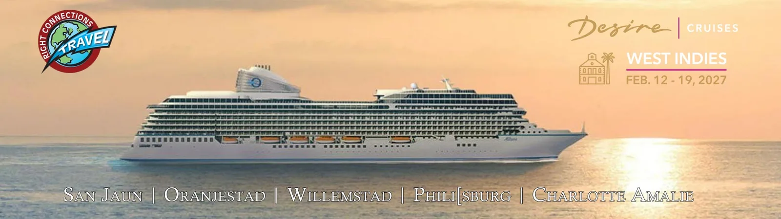Desire West Indies Cruise 2027