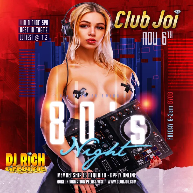 80's Friday Night at Club Joi