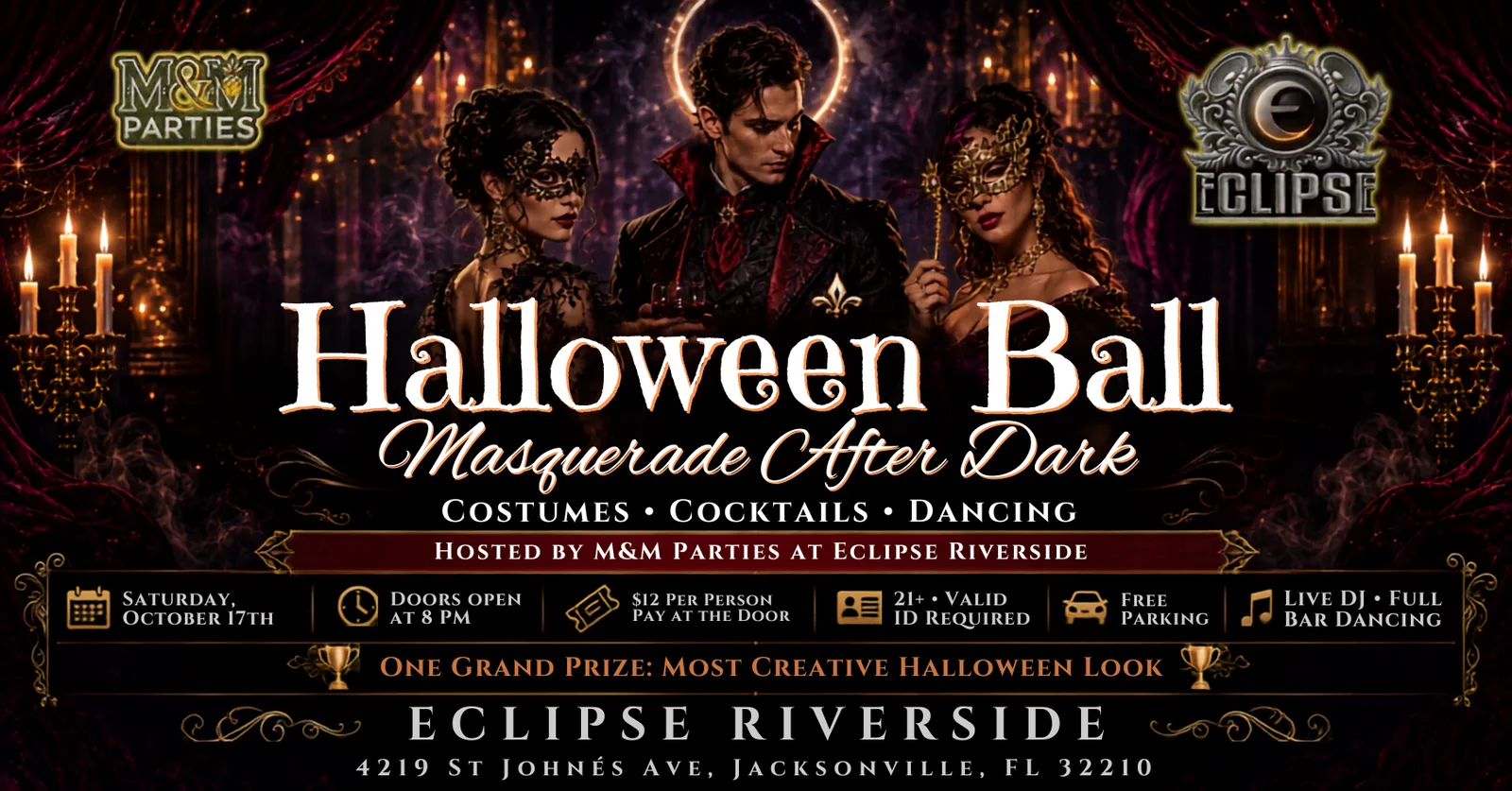 Halloween Ball Masquerade After Dark