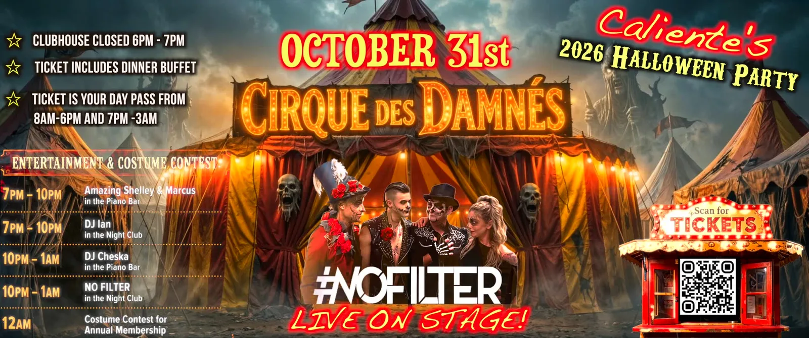 Halloween 2026 at Caliente
