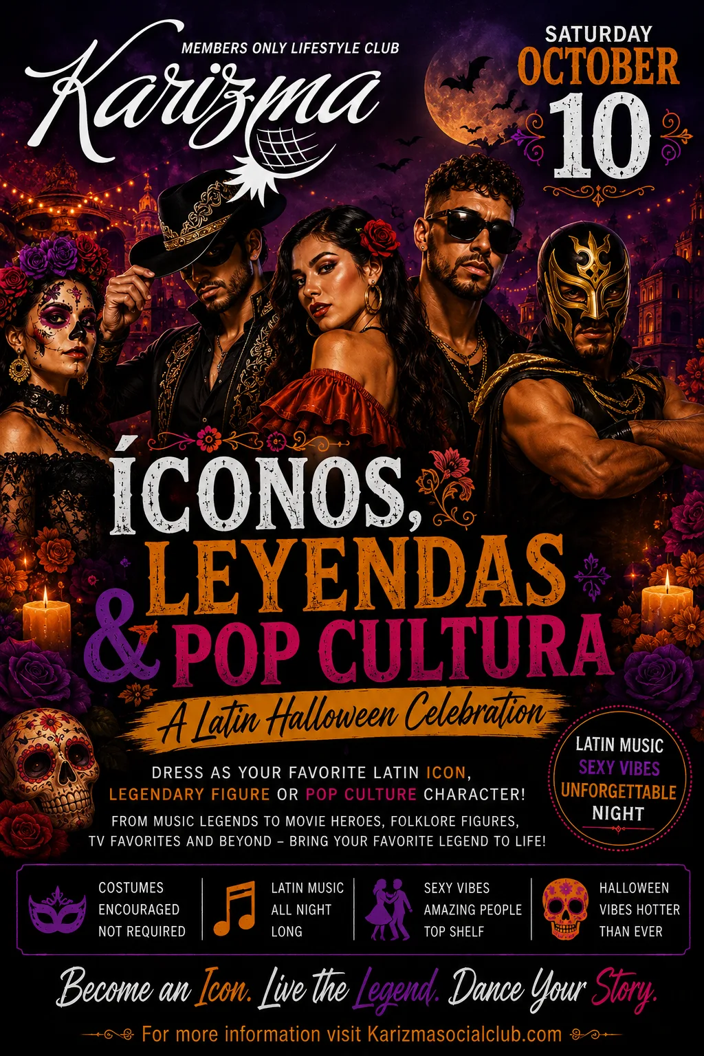 Iconos, Leyendas & Pop Cultura: A Latin Halloween Celebration