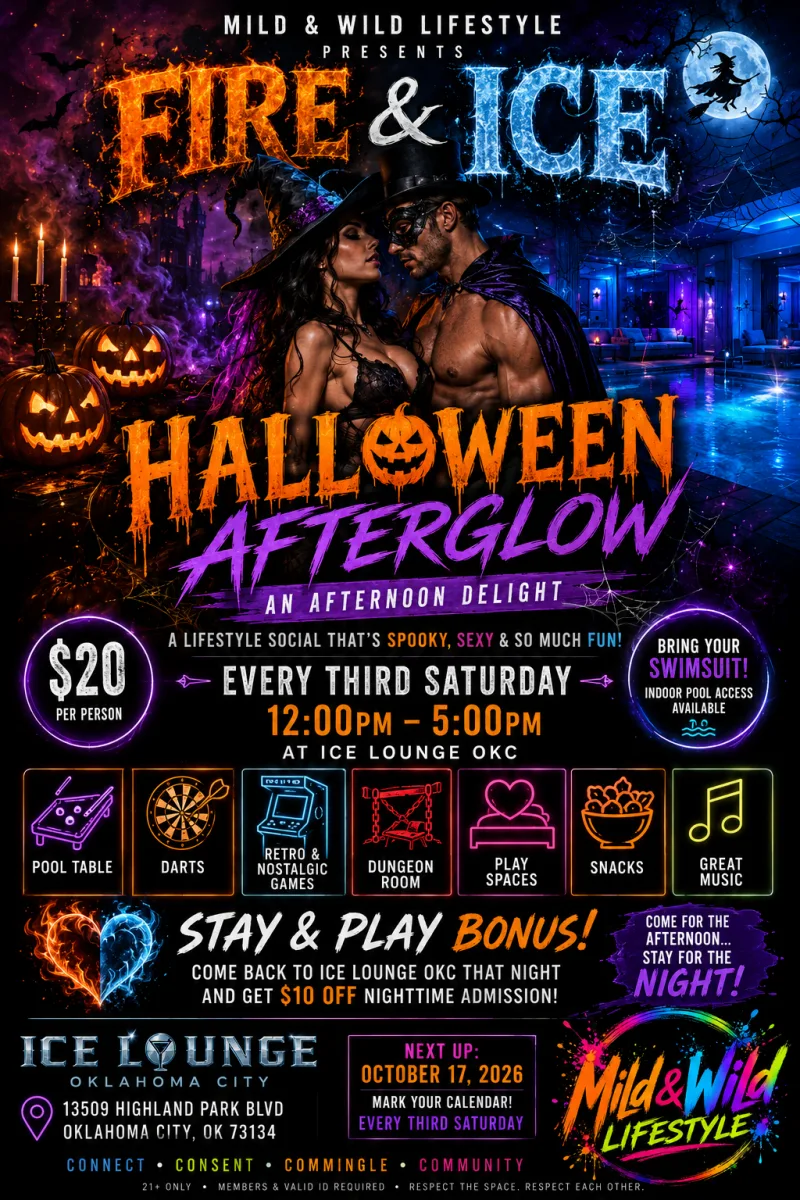 Halloween Afterglow Daytime Event at Ice Lounge OKC