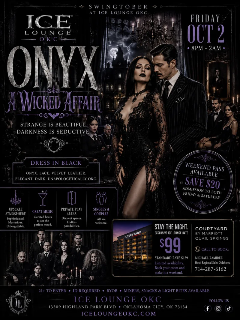 Onyx: A Wicked Affair at Ice Lounge OKC