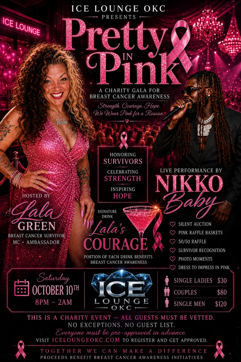 Pretty in Pink Charity Gala at Ice Lounge OKC