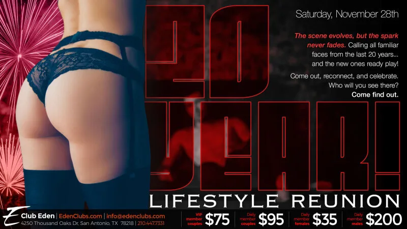 20 Year Lifestyle Reunion at Club Eden San Antonio