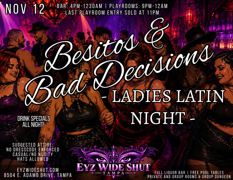 Besitos & Bad Decisions Ladies Latin Night