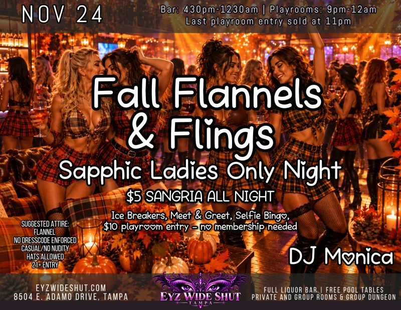 Flannels & Flings Sapphic Ladies Night