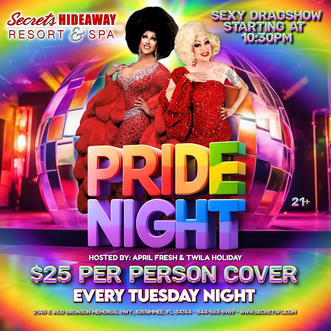 Pride Tuesday at Secrets Hideaway