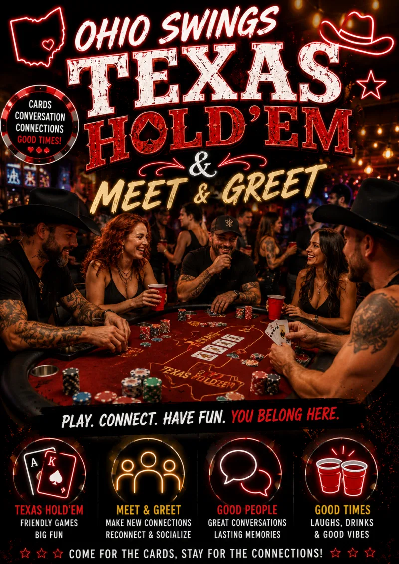 Texas Hold'em and Meet n' Greet at Ohio Swings