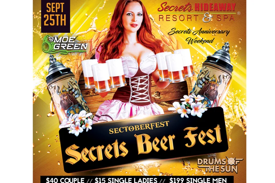 Secrets Beer Fest - SecToberfest: Secrets Anniversary