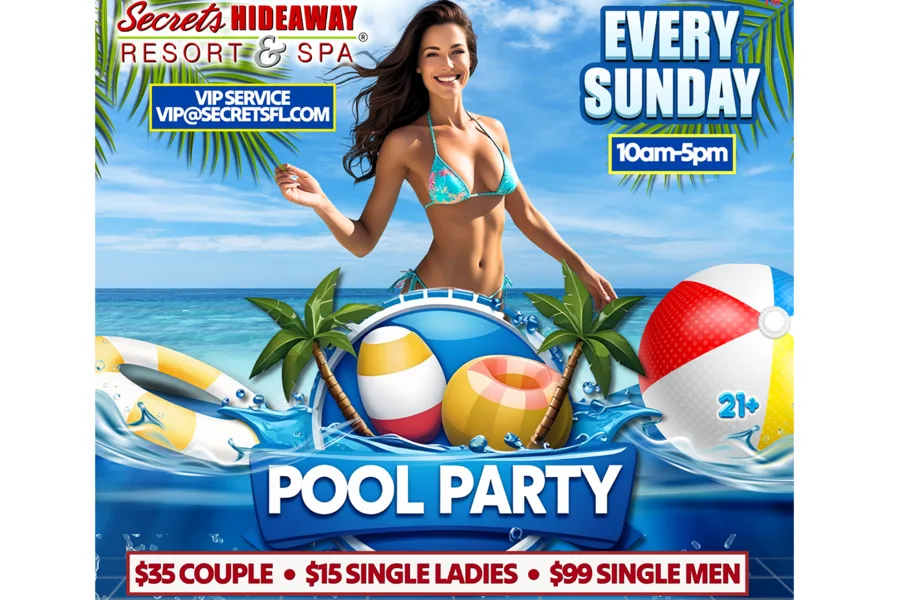 Sunday Pool Party 10am-5pm