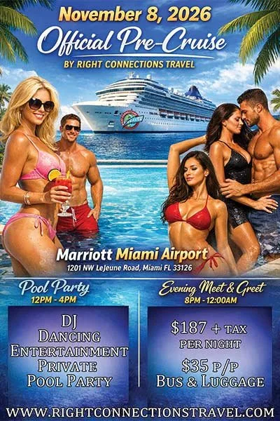 Wonder 2026 Bliss Cruise Pre-Cruise Hotel Party