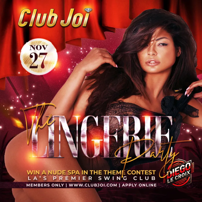 Lingerie Friday at Club Joi