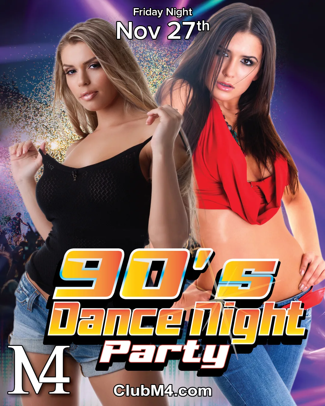 Club M4 90's Dance Night Friday