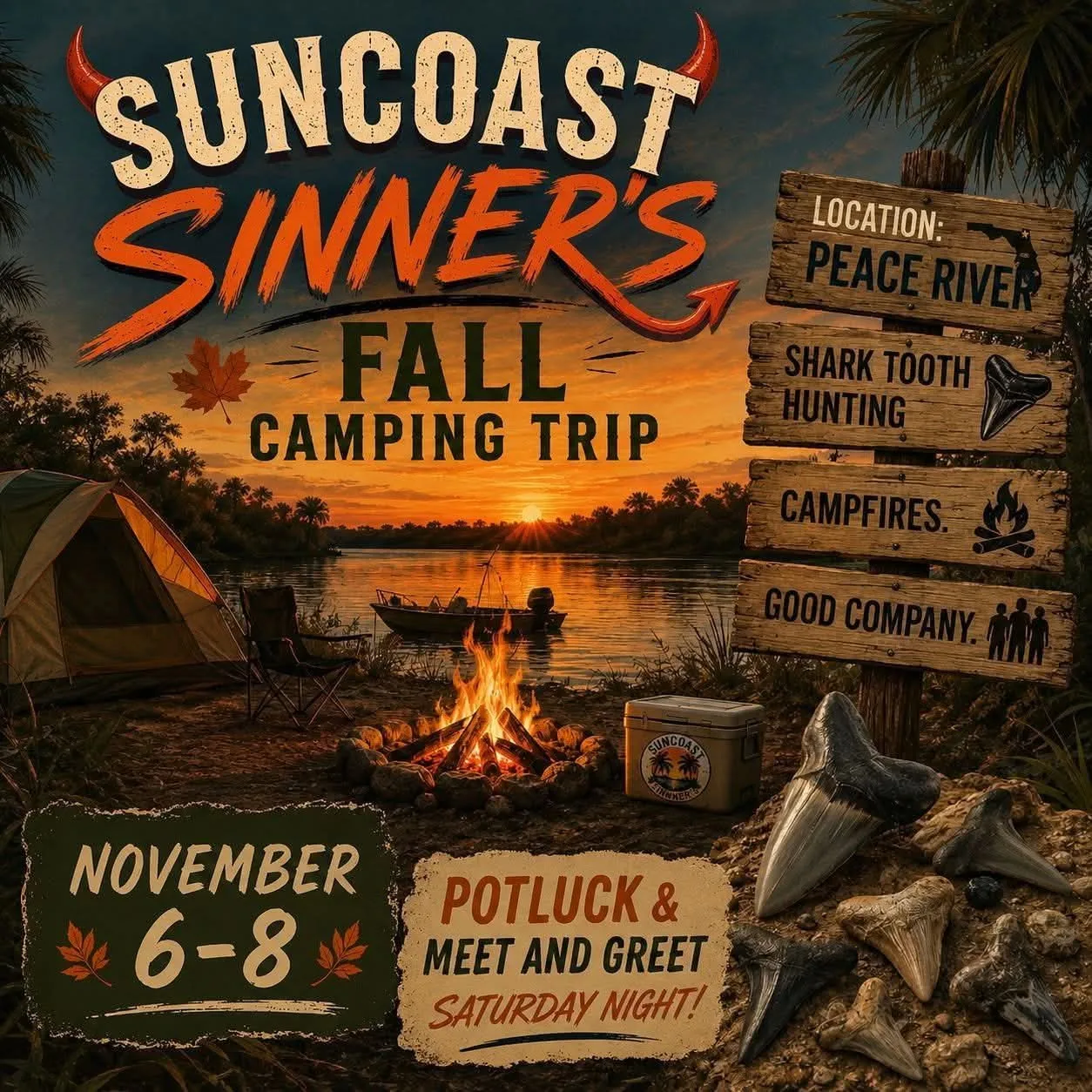 Suncoast Sinners Fall Camping Trip